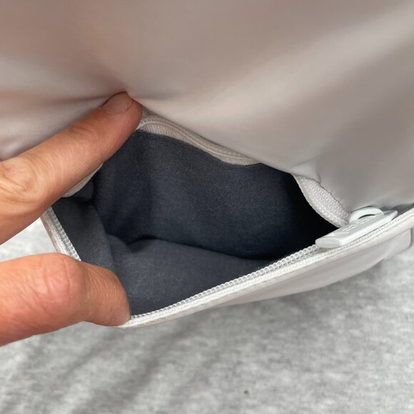 Adidas 978026 Unisex Core Polyester Mini Backpack - White Jersey/Black - Picture 6 of 8